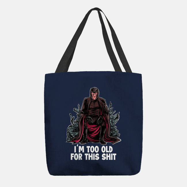 Magneto Is Too Old-None-Basic Tote-Bag-zascanauta