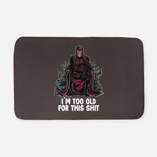 Magneto Is Too Old-None-Memory Foam-Bath Mat-zascanauta