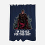 Magneto Is Too Old-None-Polyester-Shower Curtain-zascanauta