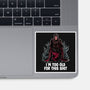 Magneto Is Too Old-None-Glossy-Sticker-zascanauta