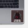 Magneto Is Too Old-None-Glossy-Sticker-zascanauta