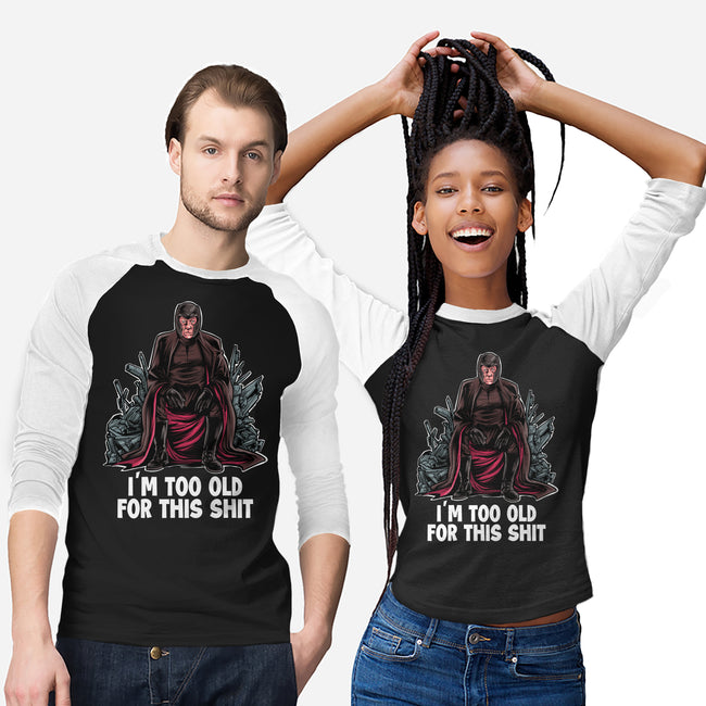 Magneto Is Too Old-Unisex-Baseball-Tee-zascanauta