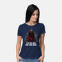 Magneto Is Too Old-Womens-Basic-Tee-zascanauta