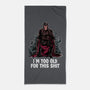 Magneto Is Too Old-None-Beach-Towel-zascanauta