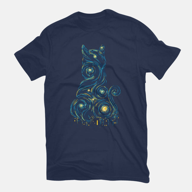 Rooftop Cat-Mens-Premium-Tee-sebasebi