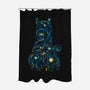 Rooftop Cat-None-Polyester-Shower Curtain-sebasebi