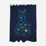 Rooftop Cat-None-Polyester-Shower Curtain-sebasebi