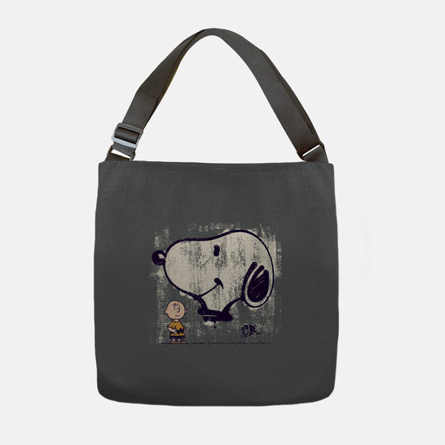 Friendly Graffiti-None-Adjustable Tote-Bag-sebasebi