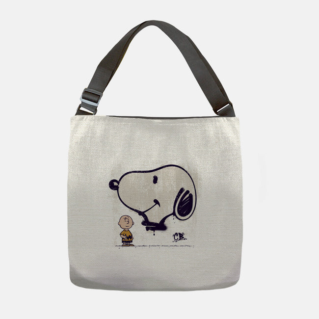 Friendly Graffiti-None-Adjustable Tote-Bag-sebasebi