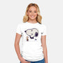 Friendly Graffiti-Womens-Fitted-Tee-sebasebi