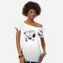 Friendly Graffiti-Womens-Off Shoulder-Tee-sebasebi