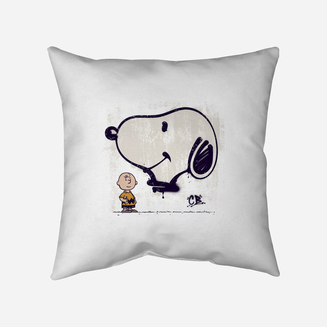 Friendly Graffiti-None-Removable Cover-Throw Pillow-sebasebi