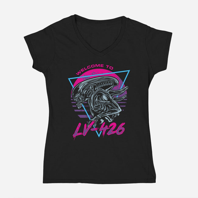 LV-426ers-Womens-V-Neck-Tee-arace