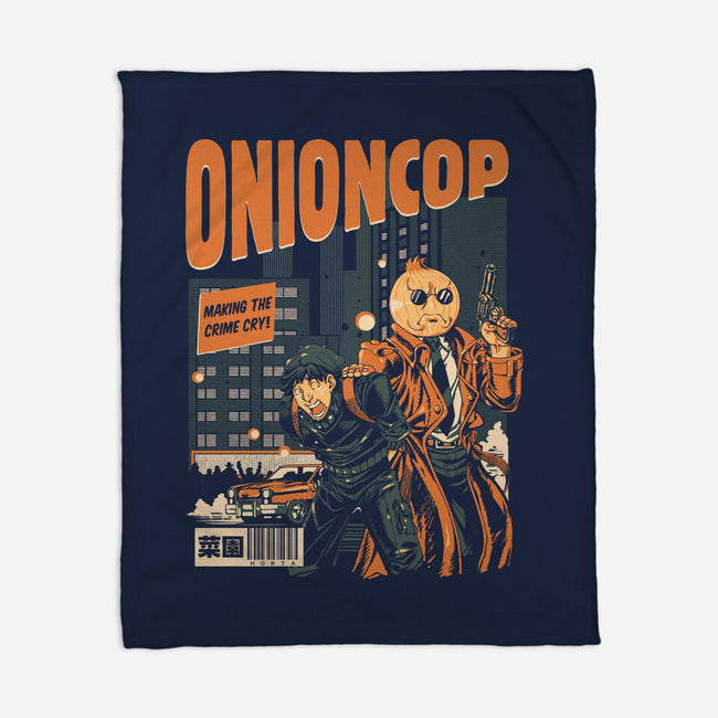 Onion Cop-None-Fleece-Blanket-Estudio Horta