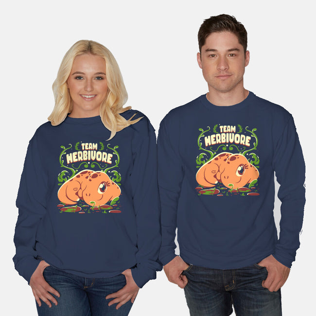 Team Herbivore-Unisex-Crew Neck-Sweatshirt-estudiofitas