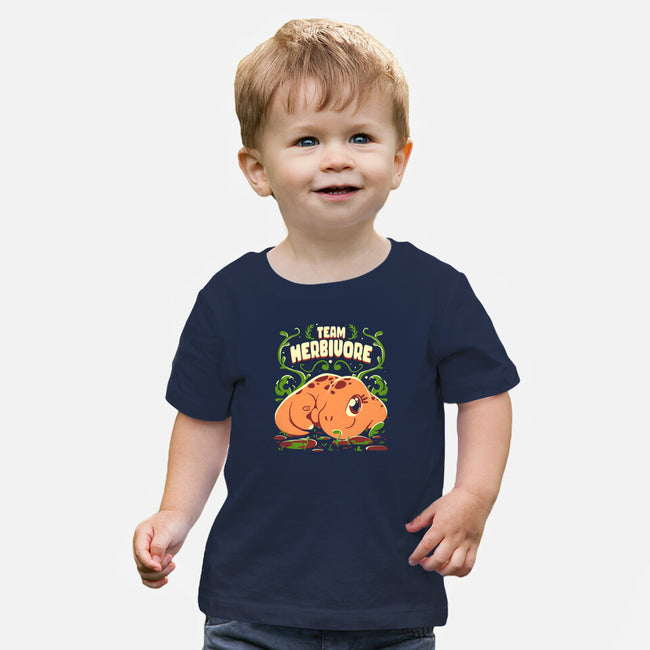 Team Herbivore-Baby-Basic-Tee-estudiofitas