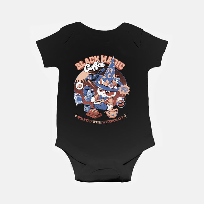 Roasted With Witchcraft-Baby-Basic-Onesie-ilustrata