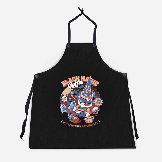 Roasted With Witchcraft-Unisex-Kitchen-Apron-ilustrata