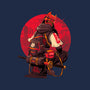 Red Kitsune Samurai-Womens-Fitted-Tee-Bruno Mota