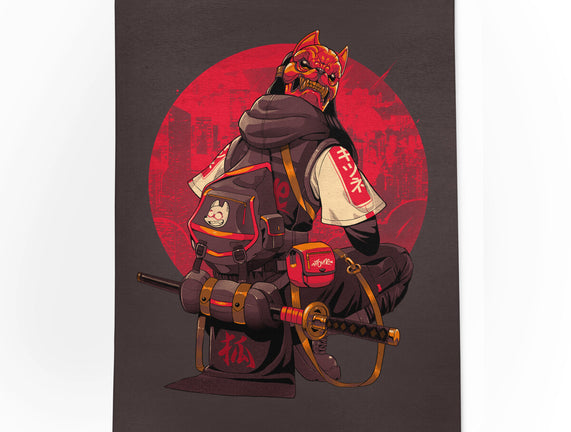 Red Kitsune Samurai