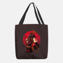 Red Kitsune Samurai-None-Basic Tote-Bag-Bruno Mota