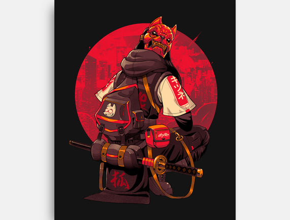 Red Kitsune Samurai