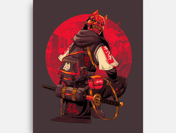 Red Kitsune Samurai