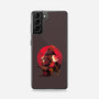 Red Kitsune Samurai-Samsung-Snap-Phone Case-Bruno Mota