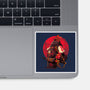 Red Kitsune Samurai-None-Glossy-Sticker-Bruno Mota