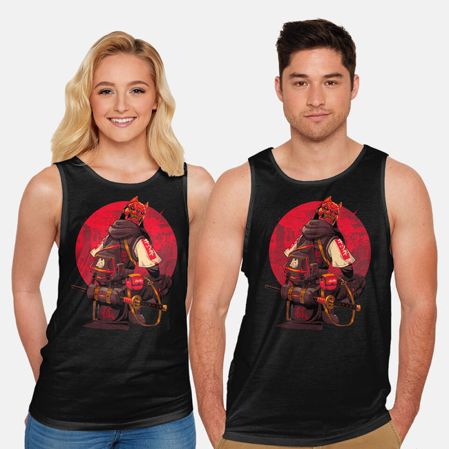 Red Kitsune Samurai-Unisex-Basic-Tank-Bruno Mota