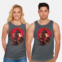 Red Kitsune Samurai-Unisex-Basic-Tank-Bruno Mota