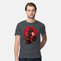 Red Kitsune Samurai-Mens-Premium-Tee-Bruno Mota