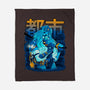 Water Urban Samurai-None-Fleece-Blanket-Bruno Mota