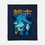 Water Urban Samurai-None-Fleece-Blanket-Bruno Mota