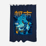 Water Urban Samurai-None-Polyester-Shower Curtain-Bruno Mota