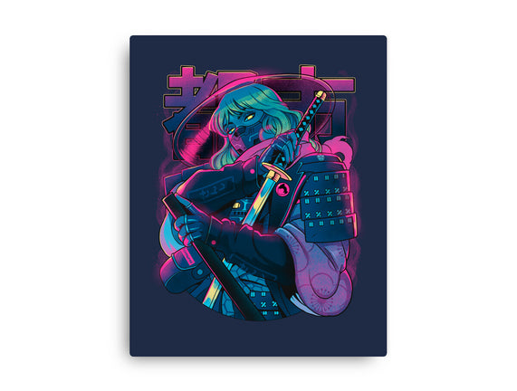 Cyber Neon Samurai