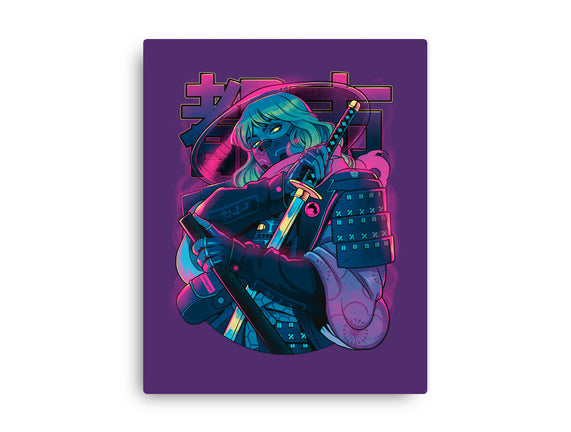 Cyber Neon Samurai