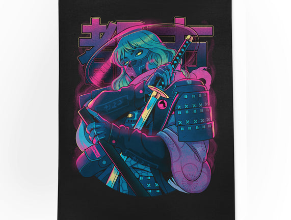 Cyber Neon Samurai