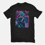 Cyber Neon Samurai-Mens-Basic-Tee-Bruno Mota