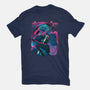 Cyber Neon Samurai-Mens-Basic-Tee-Bruno Mota