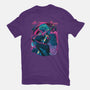 Cyber Neon Samurai-Womens-Basic-Tee-Bruno Mota