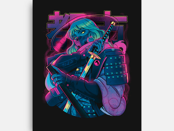 Cyber Neon Samurai