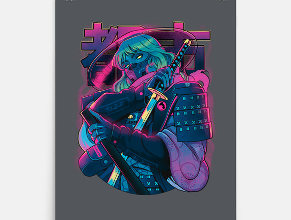 Cyber Neon Samurai