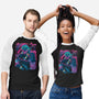 Cyber Neon Samurai-Unisex-Baseball-Tee-Bruno Mota