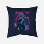 Cyber Neon Samurai-None-Removable Cover-Throw Pillow-Bruno Mota