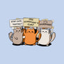 Cats Protest-None-Glossy-Sticker-fanfabio