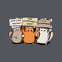 Cats Protest-None-Glossy-Sticker-fanfabio