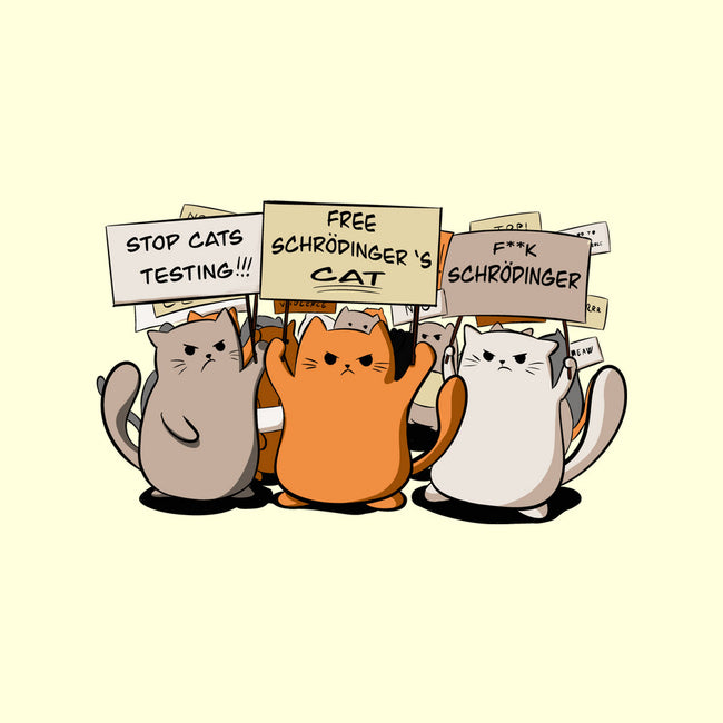 Cats Protest-None-Glossy-Sticker-fanfabio