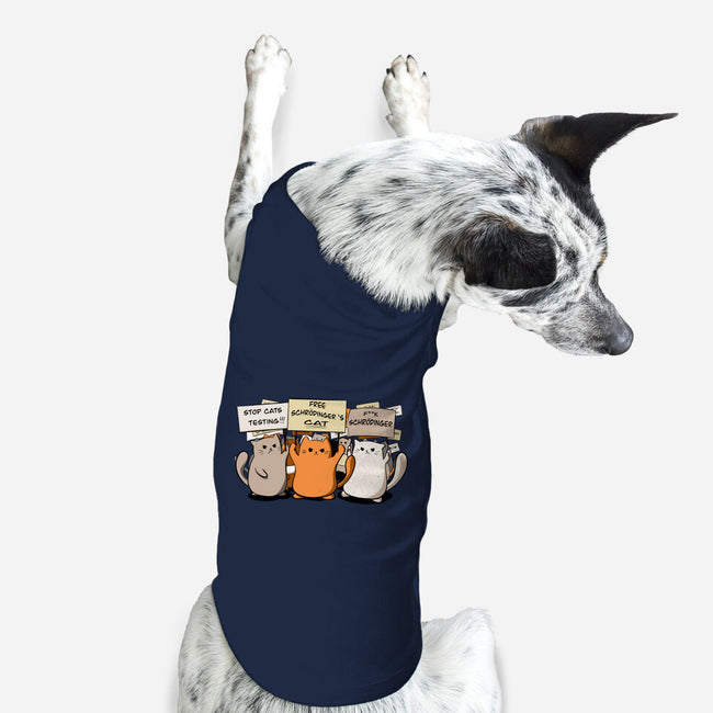 Cats Protest-Dog-Basic-Pet Tank-fanfabio