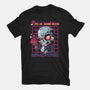 Love Machine-Womens-Fitted-Tee-demonigote